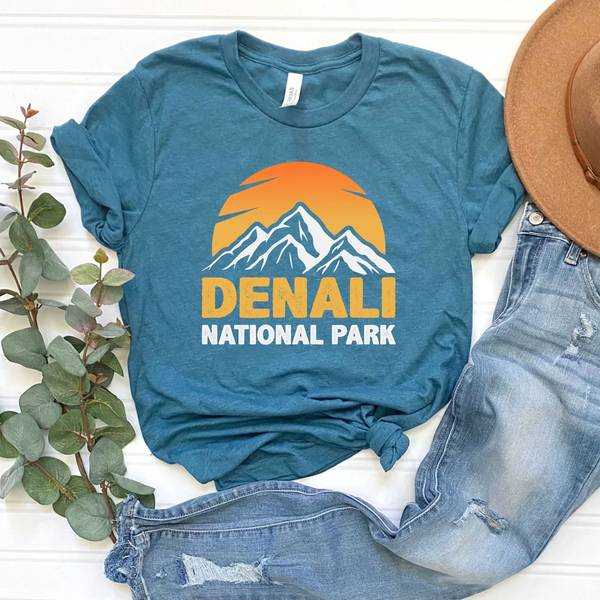 Denali National Park Hiking Travel Camping Shirt