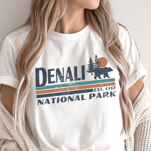 Denali National Park Alaska Bear T-shirt