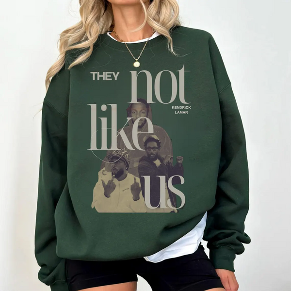 Sudadera con la frase "No les gustamos" de Kendrick Lamar 