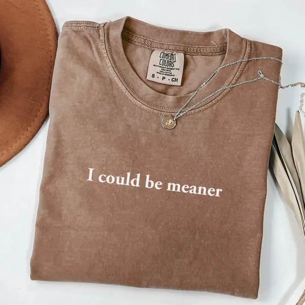 Retro I Could Be Meaner T-shirt