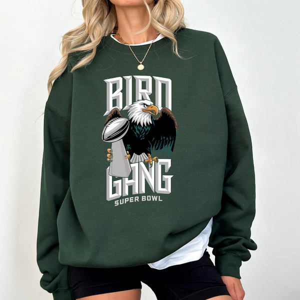 Football Eagles Philadelphia Retro Printed Long Sleeve Casual Top