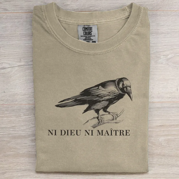 Ni Dieu Ni Maître Crew Neck Shirt