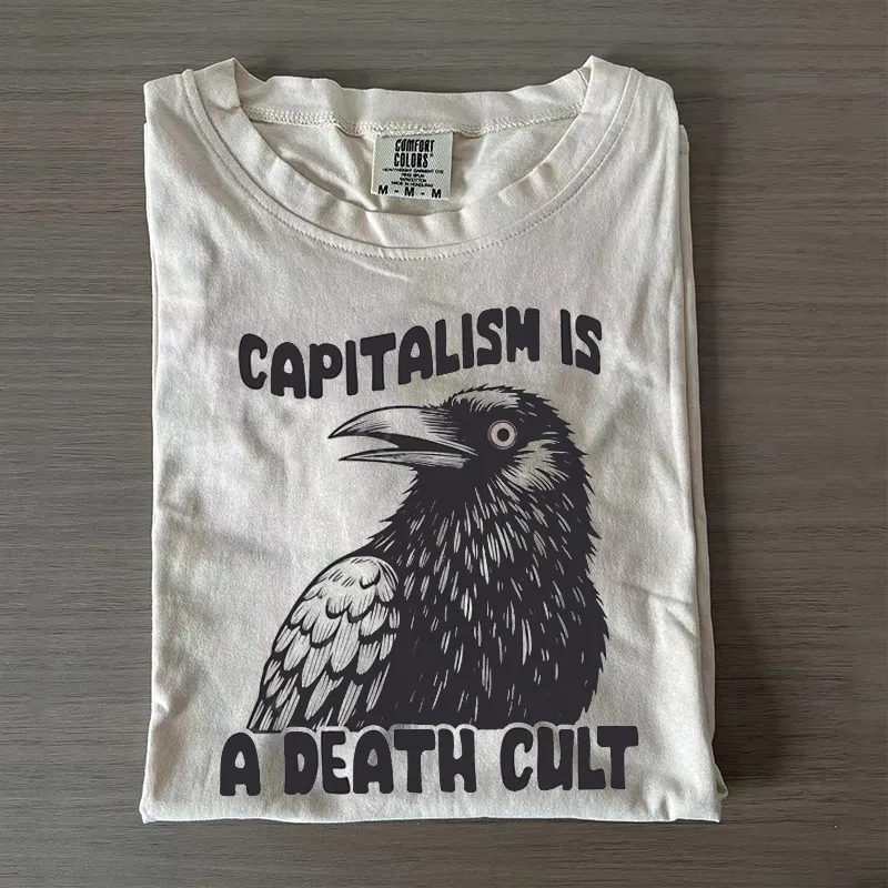 Unisex Vintage Capitalism Is A Death Cult T-shirt