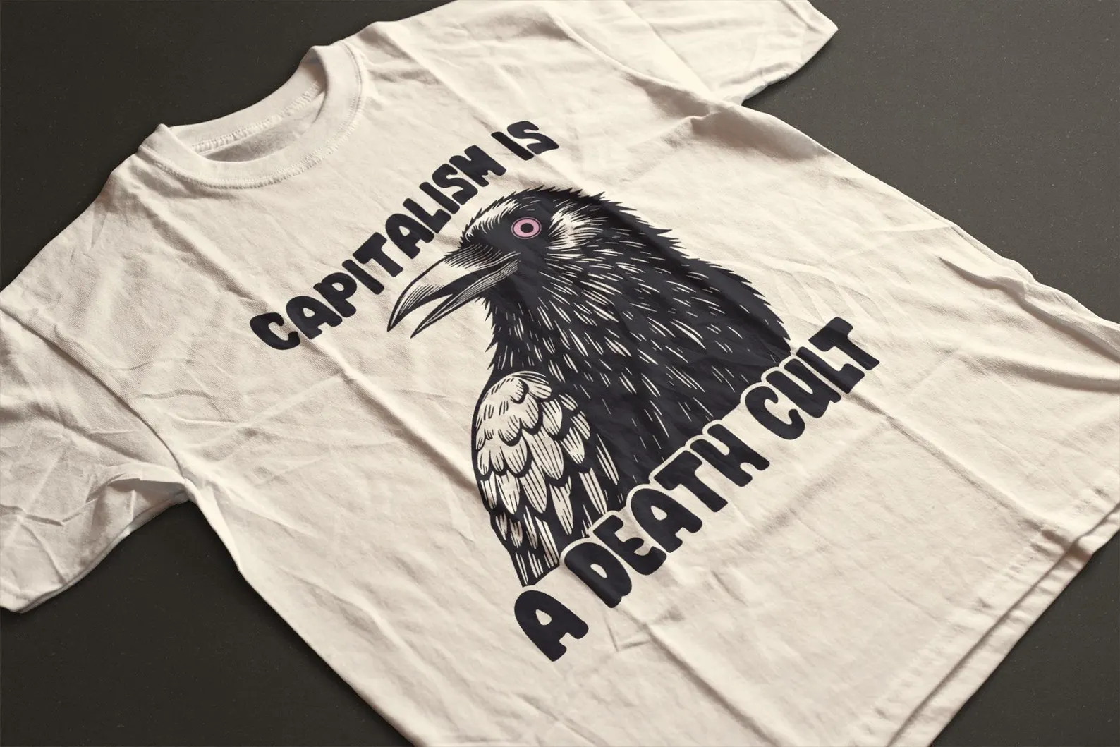 Unisex Vintage Capitalism Is A Death Cult T-shirt