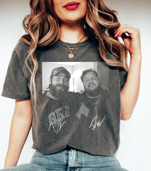 Camiseta retro con estampado de diálogo divertido 