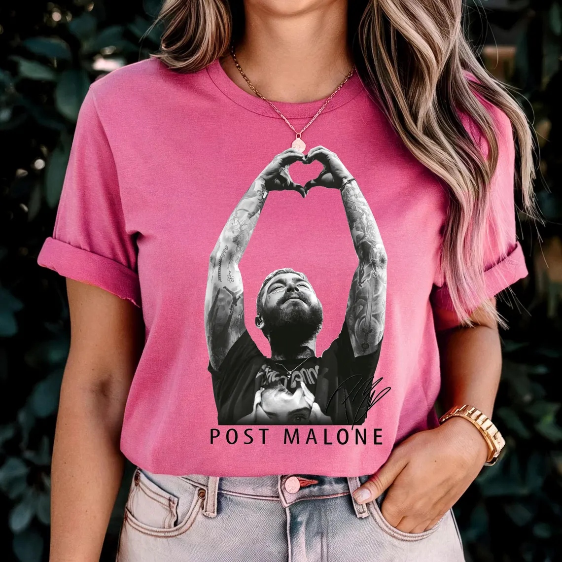Post Malone Rap Music 2025 Tour T-shirts