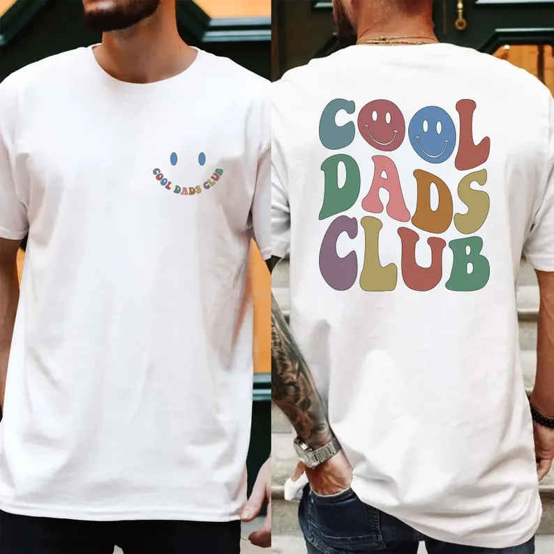 Camiseta retro con estampado de diálogo divertido 