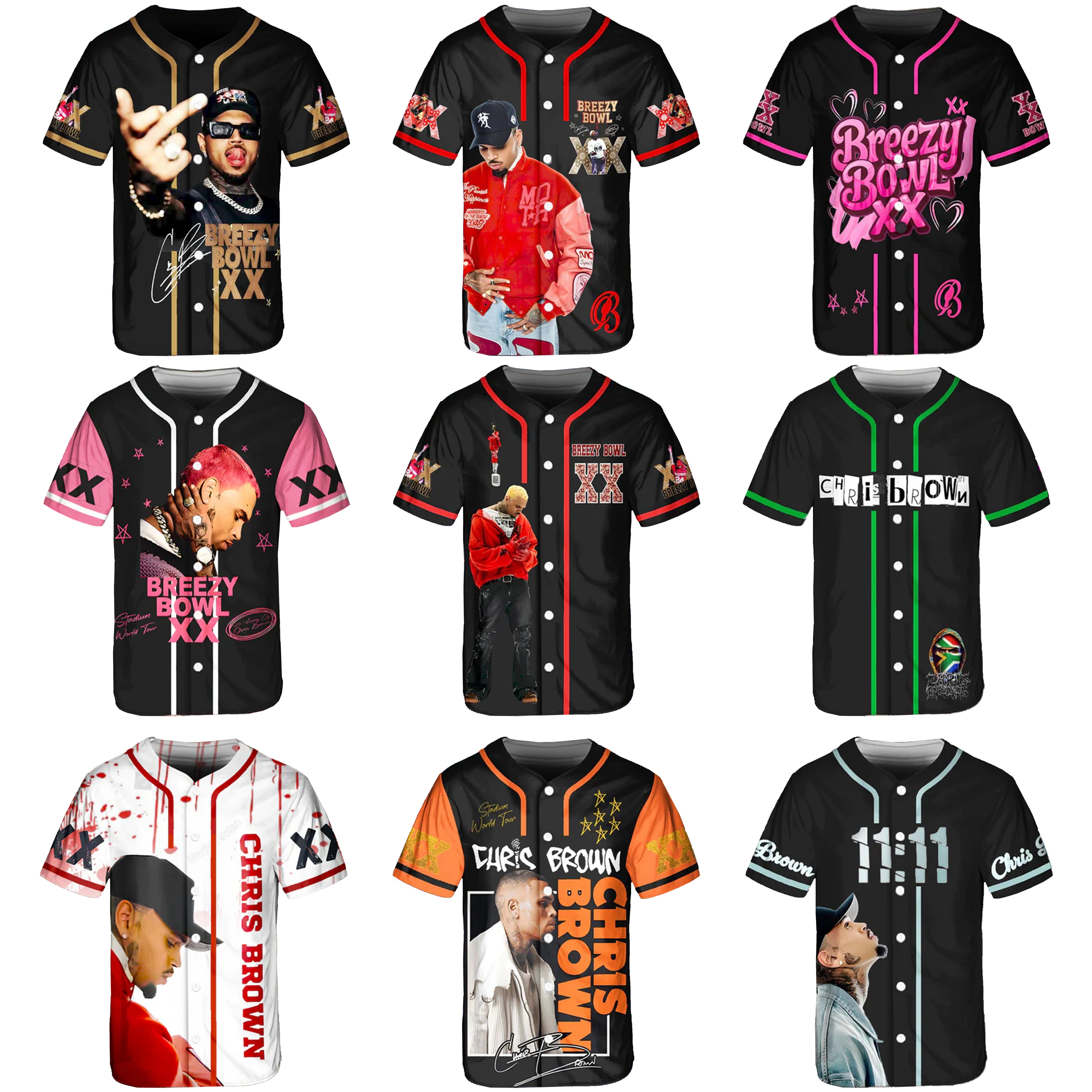 Chris Brown Baseball Jacket Mystery Box