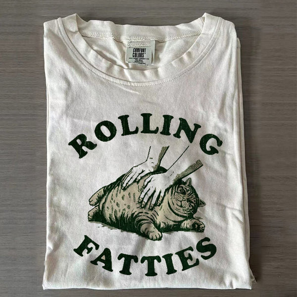 Rolling Fatties Women's Crew Neck T-shirts