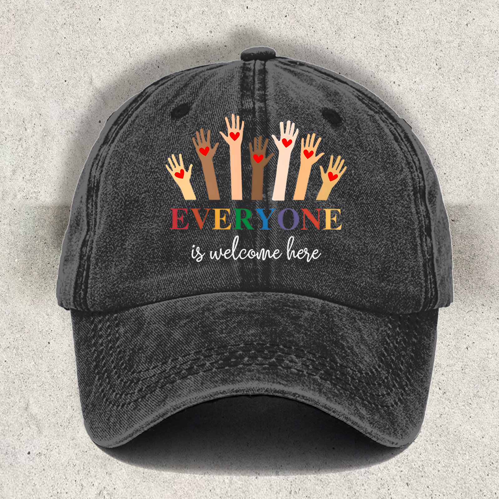Everyone Is Welcome Here Baseball Hats