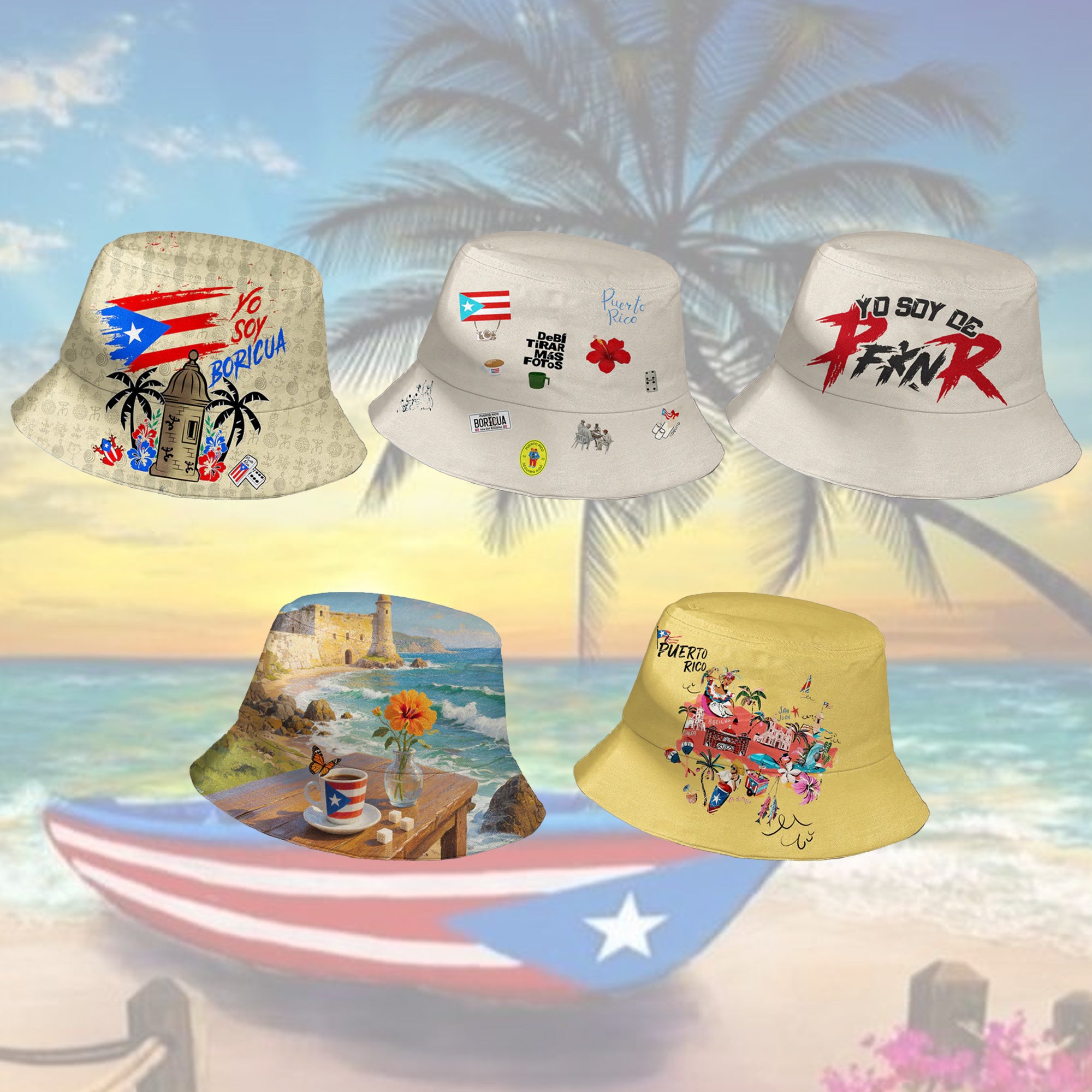 Puerto Rico Bucket Hat（Best Seller）
