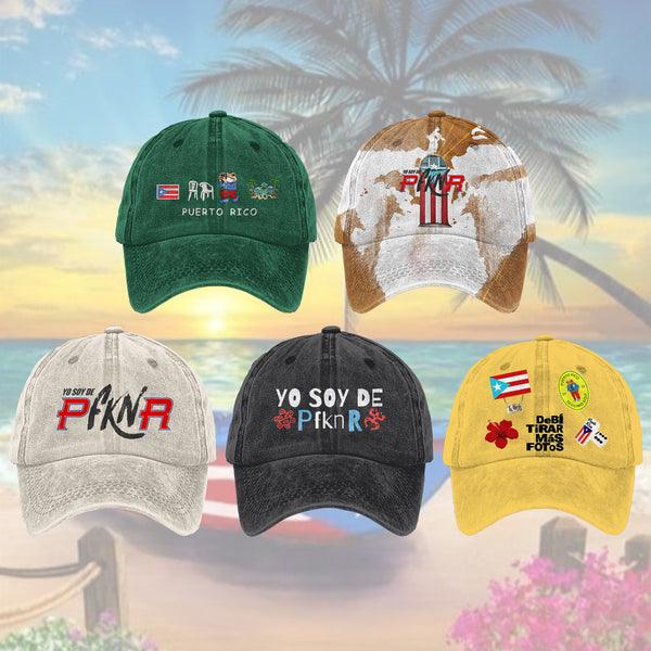 Puerto Rico Fun Print Hat（Best Seller）