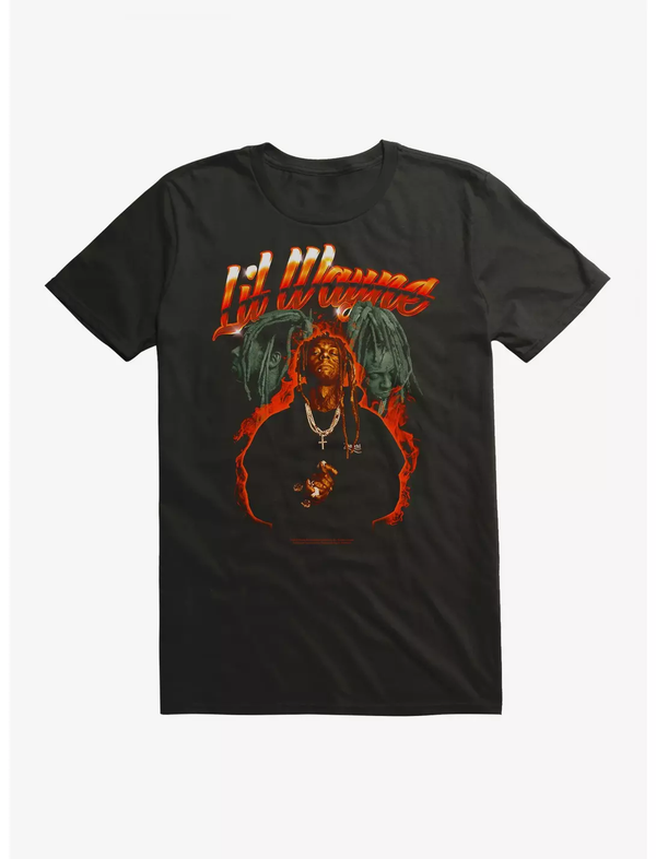 Lil Wayne Flames T-Shirt