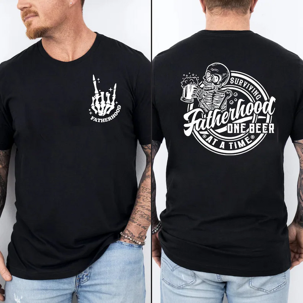 Fatherhood Front And Back Shirt