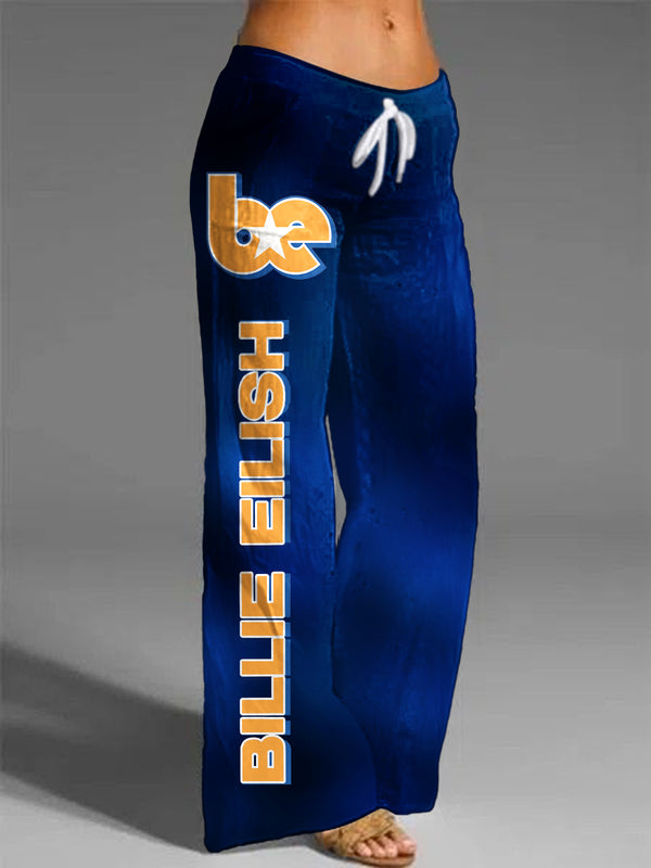Women's Billie Eilish Hit Me Hard And Soft Tour Printed Casual Pants
