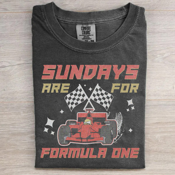 Sundays Are For F1 Racing, Formula One T-shirt