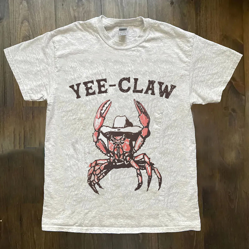 Yee Claw Yee Haw Crab T-Shirt