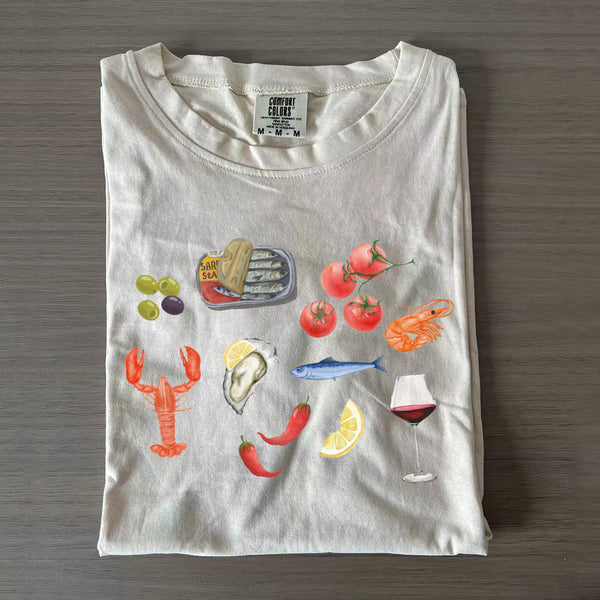 Sardines Tinned Fish Tomato T-Shirt