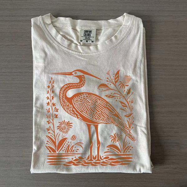 Great Blue Heron Bird Lover T-shirt