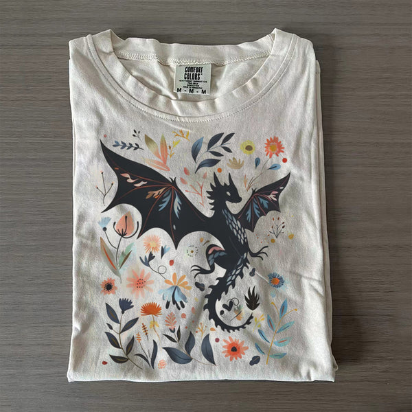 Fantasy Dragon Bookish T-Shirt