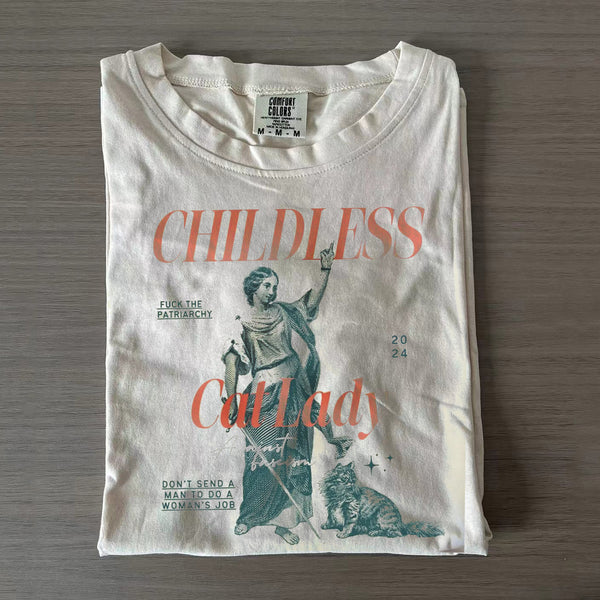 Childless Cat Lady T-shirt