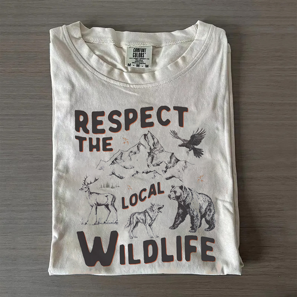 Vintage Respect The Local Wildlife T-shirt