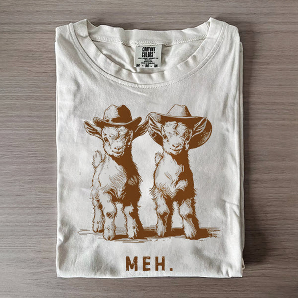 Farm Animal Meh GOAT T-Shirt