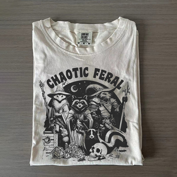  Alignment Chaotic Feral T-shirt