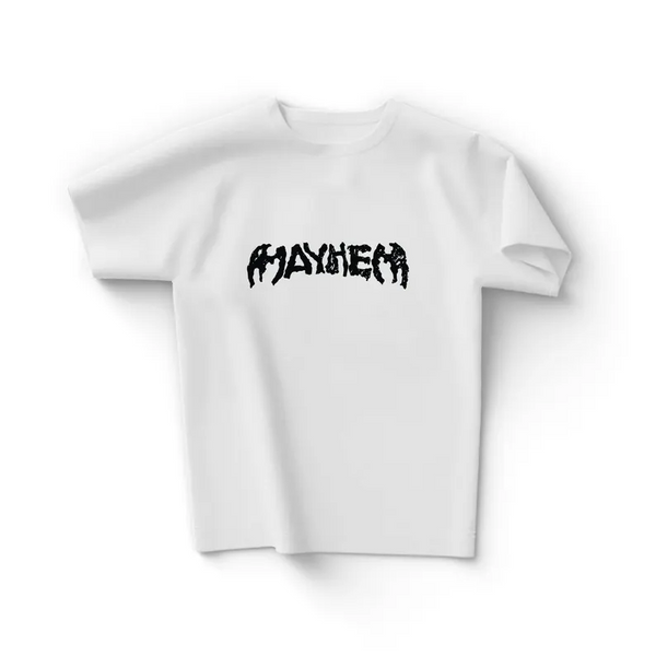 Lady Gaga MAYHEM Logo in B&W or Orange T-Shirt