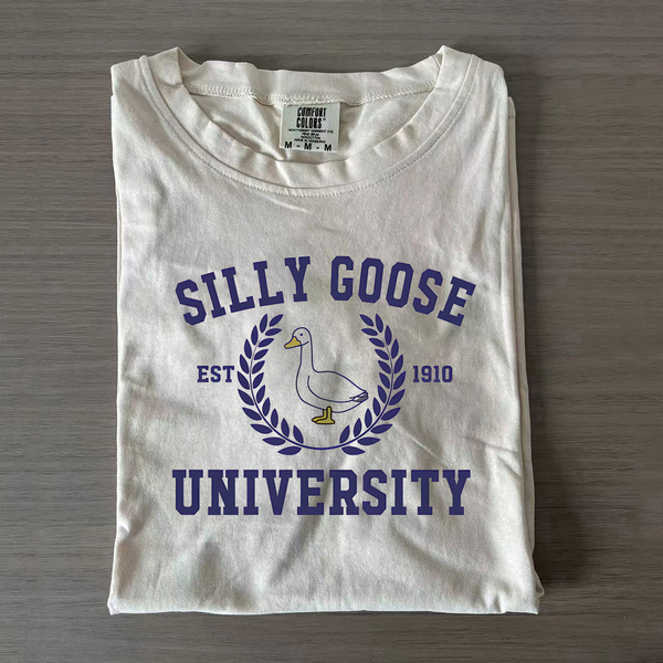 Silly Goose University Funny Shirt