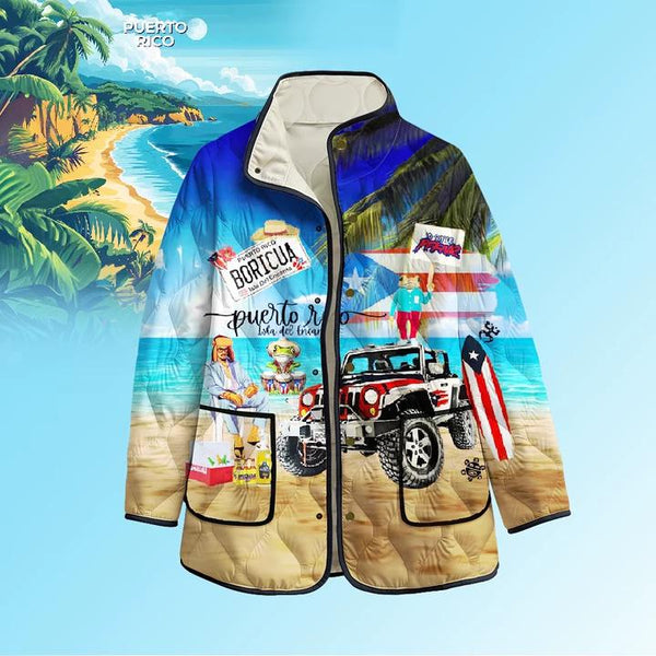 Puerto Rico Printed Cotton Jacket（04）