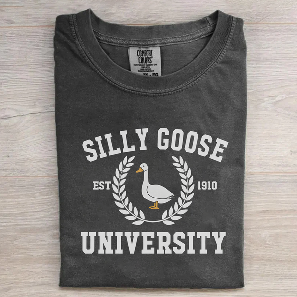 Funny Silly Goose University Vintage Shirt