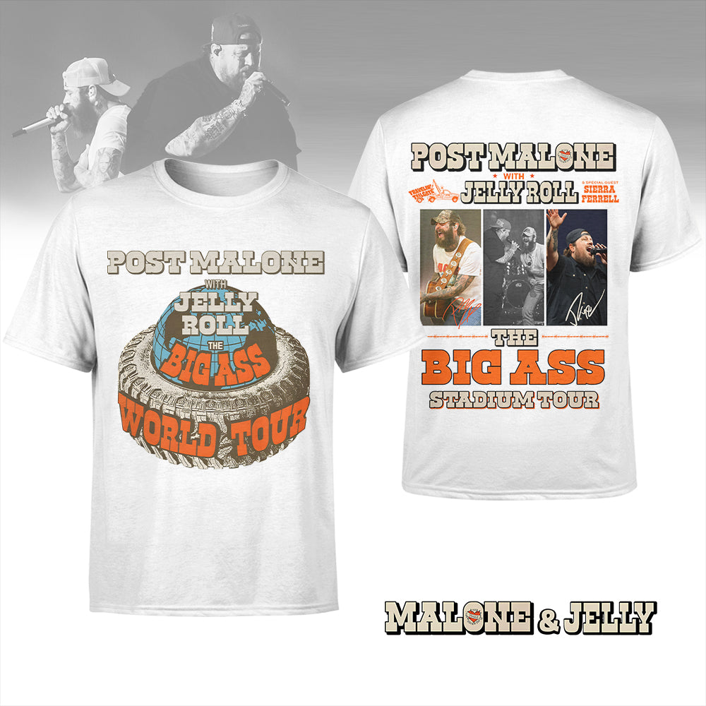 Malone And Jelly Crew Neck T-shirt (Best Seller)