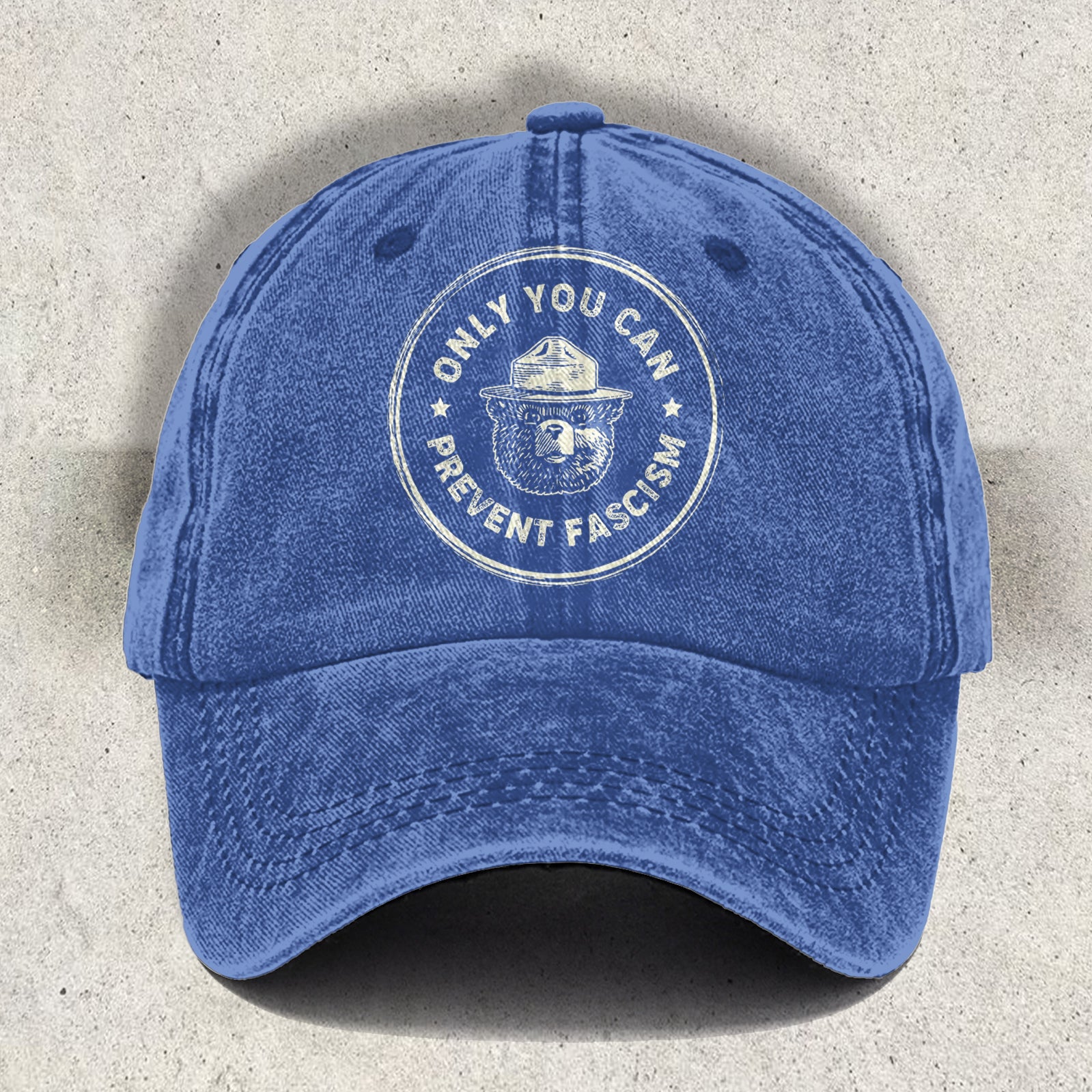 National Park Bear Subtle Printed Baseball Cap