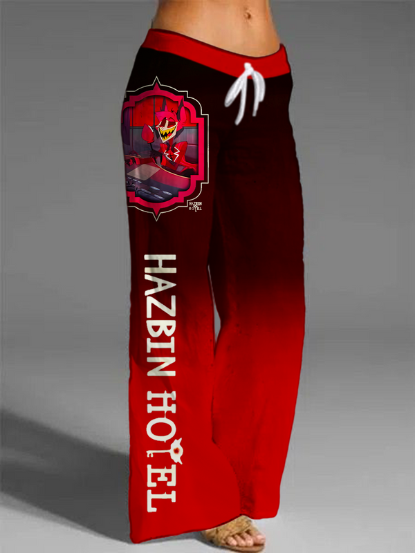 Women's Hazbin Hotel Printed Casual Pants
