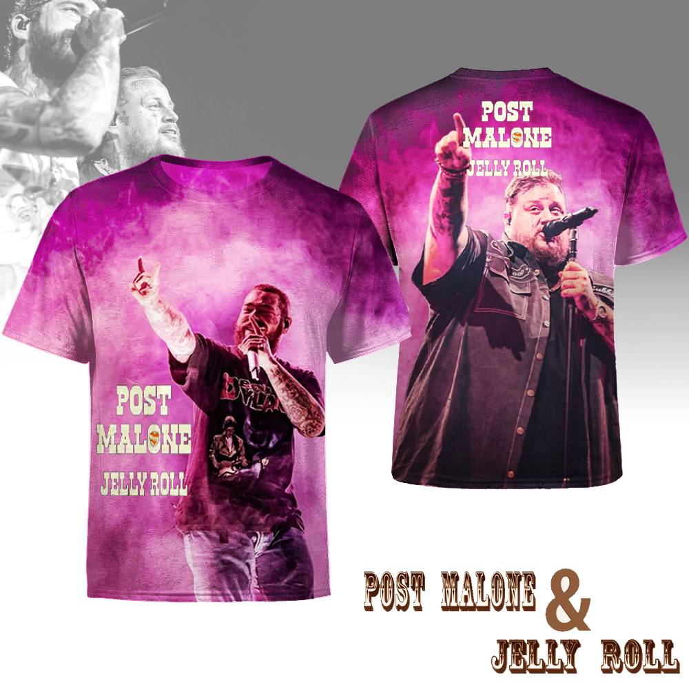 Malone And Jelly Crew Neck T-shirt (Best Seller)