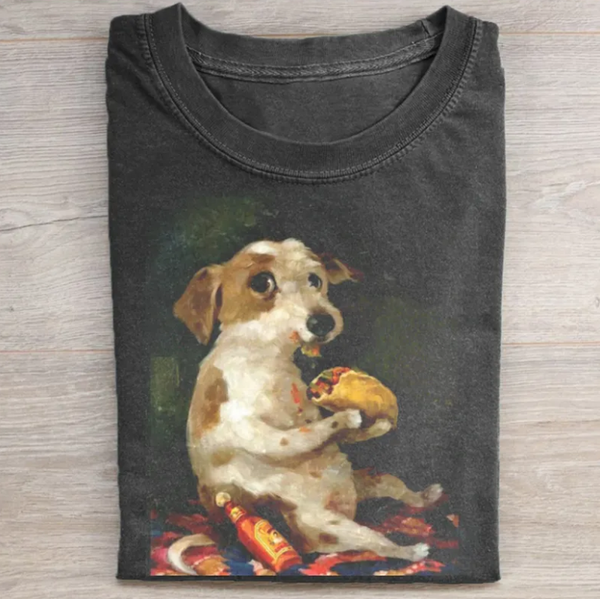 Dog Chill With Taco Bell Vintage T-shirt
