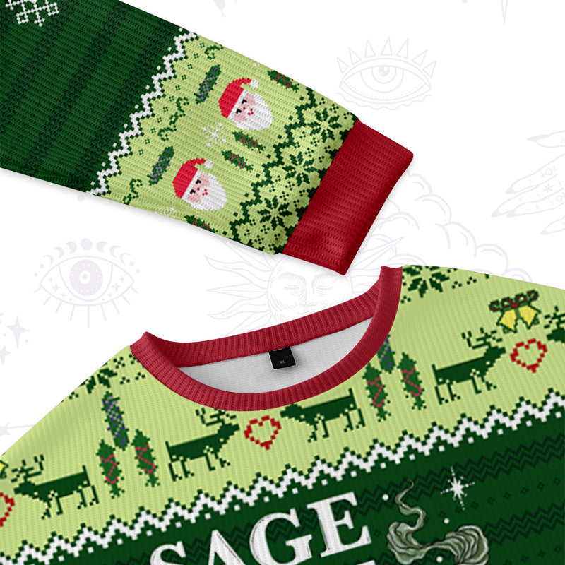 Purplehecate Smudge That Shit Ugly Christmas Sweatshirts