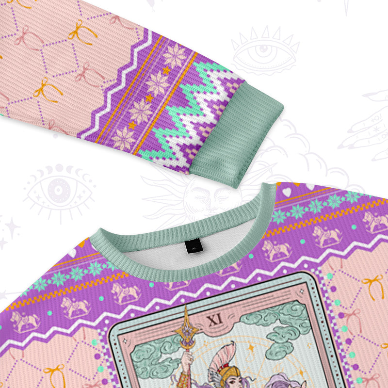 Purplehecate The Audacity Goddess Ugly Christmas Sweatshirts