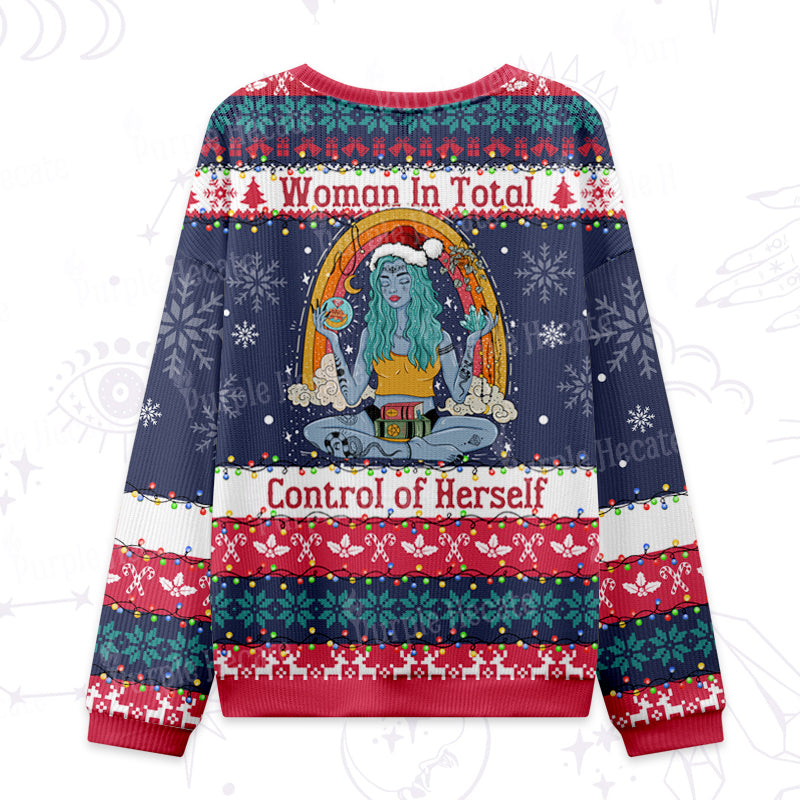 Purplehecate I'm The Queen Of All My Dreams Ugly Christmas Sweatshirts