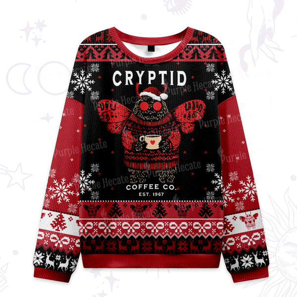 Purplehecate Holiday Monster Mug Ugly Christmas Sweatshirts
