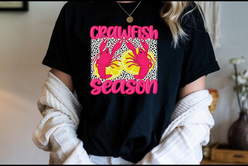 Vintage Crawfish Design Shirt