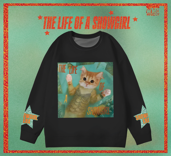 The Life of a Showgirl Printed Long Sleeve Casual Top（06）