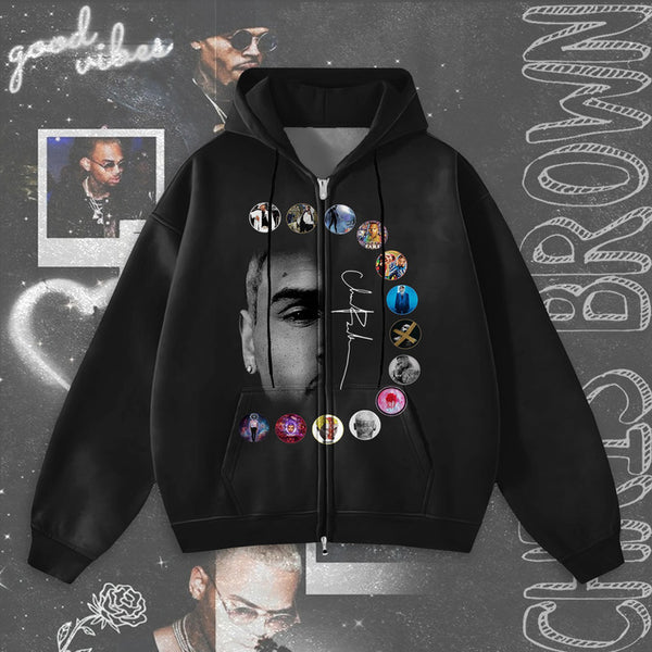 Breezy Bowl XX Tour Zippered Sweatshirt Jacket