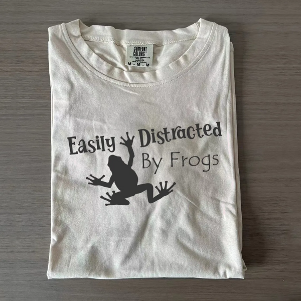 Easily Distracted by Frogs T-shirt