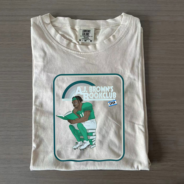 AJ Brown‘s Book Club T-shirt