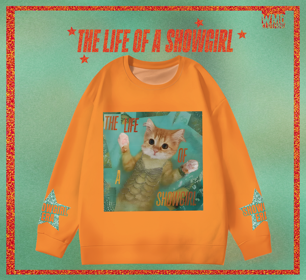 The Life of a Showgirl Printed Long Sleeve Casual Top（05）