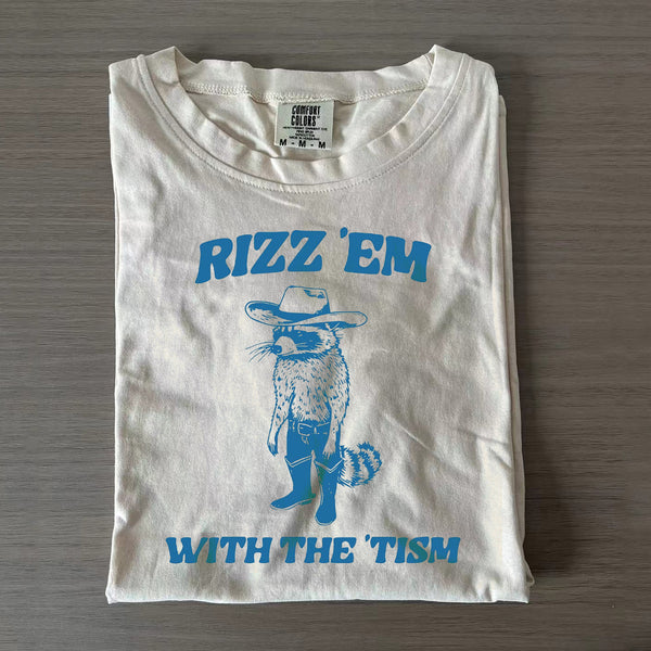 Rizz Em With The Tism Comfort Colors T-Shirt