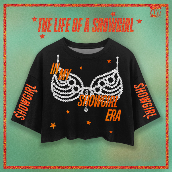 The Life Of A Showgirl Printed Umbilized T-shirt（02）
