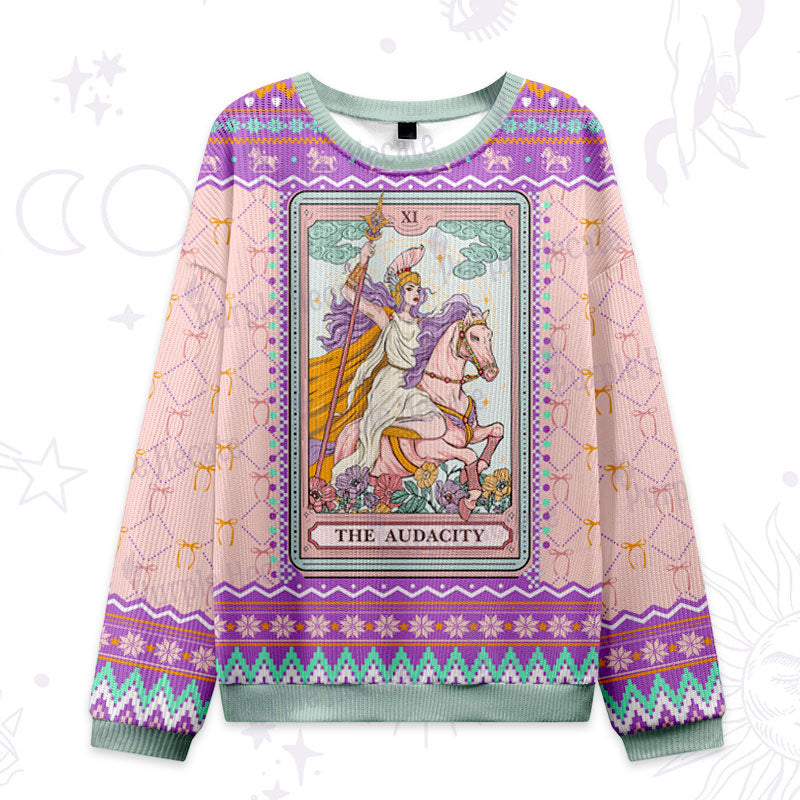 Purplehecate The Audacity Goddess Ugly Christmas Sweatshirts